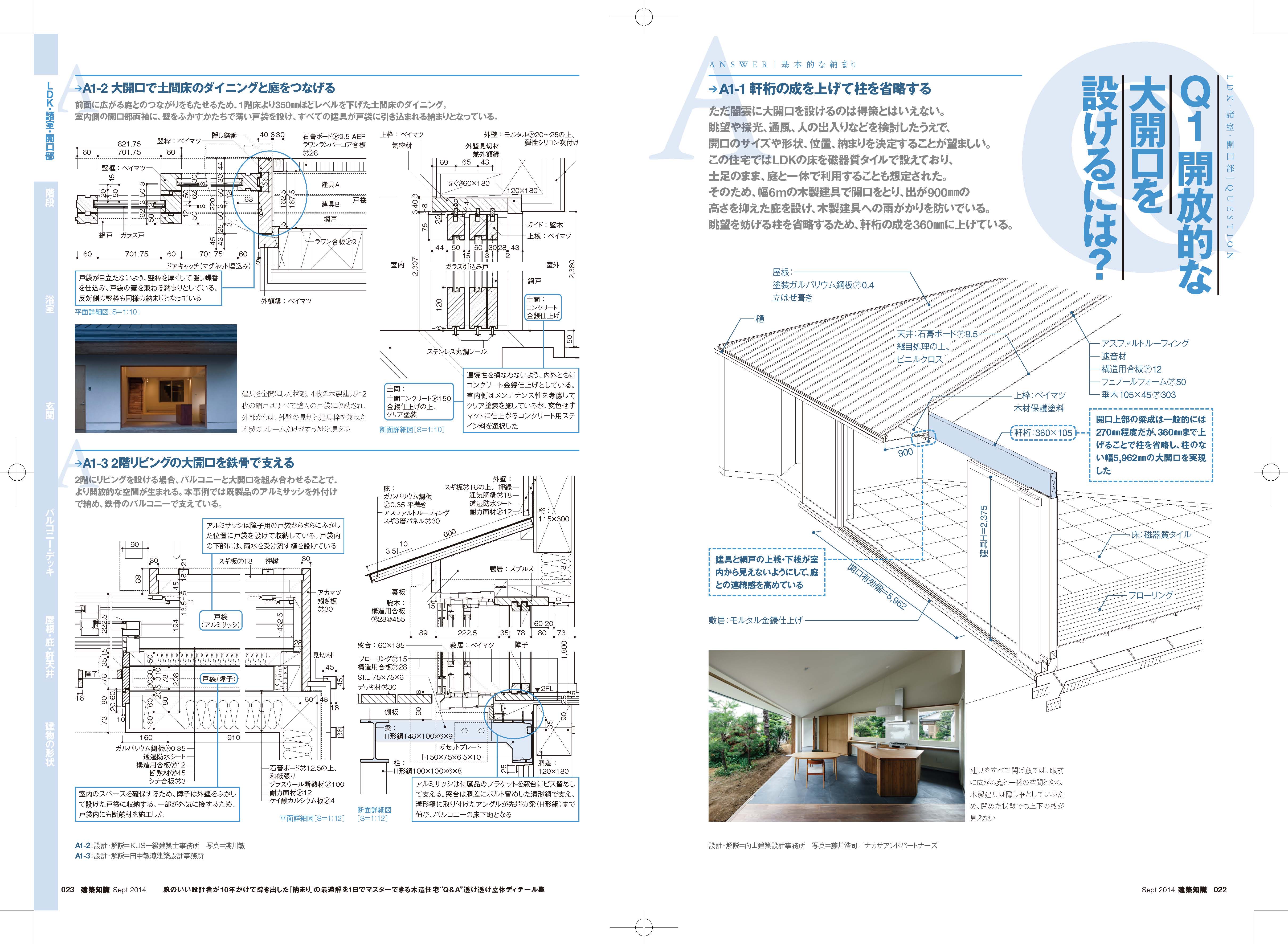 X Knowledge 建築知識14 09 腕のいい設計者が10年かけて導き出した 納まり の最適解を1日でマスターできる木造 住宅 Q A 透け透け立体ディテール集